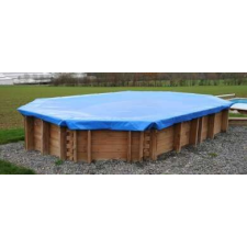 Pontaqua TIMBER famedence védőtakaró ponyva szögletes 3,0 x 3,0 m medence kiegészítő