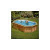 Pontaqua TIMBER ovális fa medence 7,55 x 4,56 x 1,46 m