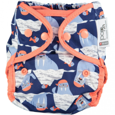 Pop-in patentos pelenka - Walrus mosható pelenka