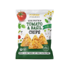 Popcrop Popcrop pyramids gluténmentes snack paradicsom-bazsalikom ízű protein chips 60 g
