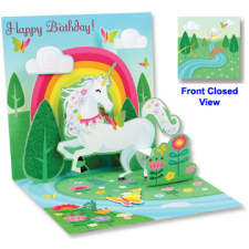 POPSHOTS STUDIOS LTD. Popshots képeslap  négyzet  unicornis képeslap