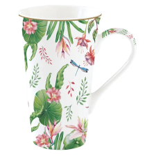  Porcelán bögre - 600ml - Botanic Chic bögrék, csészék