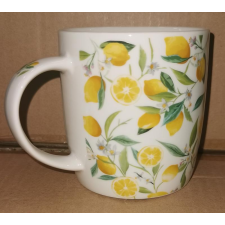  Porcelán bögre, citromos, 38 cl, 1 db, kétféle minta bögrék, csészék