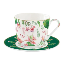  Porcelán csésze szett - 370ml - Botanic Chic bögrék, csészék