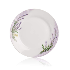 Porcelán desszertes tányér LEVENDULA 19 cm 60113L01 tányér és evőeszköz