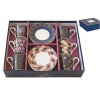  Porcelán eszpresszócsésze+alj 6 személyes, 100ml dobozban,Coffee Mania Peacock