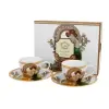  Porcelán kávés csésze szett - 70ml - Mucha:Topáz