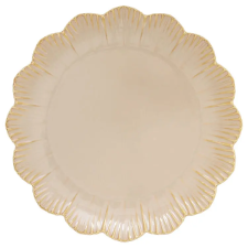  Porcelán lapostányér 26cm, Fleuri terracotta bögrék, csészék
