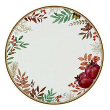  Porcelán lapostányér 27cm, Autumn Symphony tányér és evőeszköz