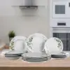  Porcelán tányérszett  OLIVES 18db , 600005OL