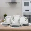  Porcelán tányérszett  OLIVES 18db , 600005OL