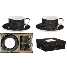  Porceláncsésze+alj 240ml, 2 személyes, dobozban, Coffee Mania, Celestial bögrék, csészék
