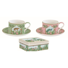 Porceláncsésze+alj 240ml, 2 személyes, dobozban, Coffee Mania, Paradise Sauvage bögrék, csészék