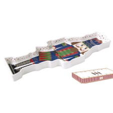 Porcelántál diótörő forma 36,5x14cm, dobozban, Nutckrackers konyhai eszköz