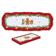 Porcelántálca 37x14cm, dobozban, Fancy Gingerbread konyhai eszköz