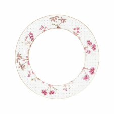 Porcelántányér, Pip Studio, Dots Gold Pink, 26,5 cm, Jolie kollekció tányér és evőeszköz
