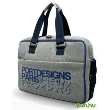 Port DESIGNS KOBE Toploading 15.6" szürke-kék számítógéptáska