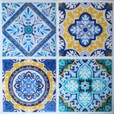  Portugál mintás 3D csempematrica (5) tapéta, díszléc és más dekoráció