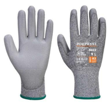 Portwest 11-es mártott vágásbiztos kesztyű szürke PU (A622G7RXXL) (A622G7RXXL) védőkesztyű
