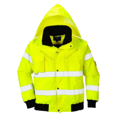 Portwest 3 az 1-ben Hi-Vis Bomber dzseki - C467 XL sárga