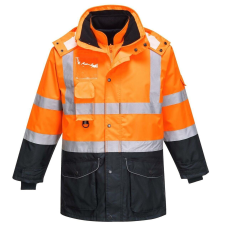 Portwest 7 az 1-ben HiVis Contrast Traffic Protective Jacket-S426 M Orange
