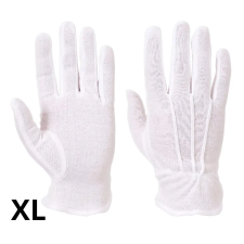 Portwest A080 textil kesztyű mikropontozott fehér "XL" védőkesztyű