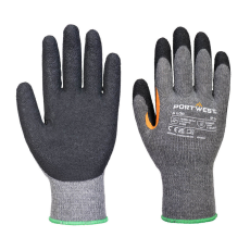 Portwest A106 Grip 10 Megerősített hüvelykujjas védőkesztyű - Latex (szürke/fekete, 8/M)