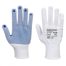 Portwest A110 Nylon PVC pontozott kesztyű védőkesztyű