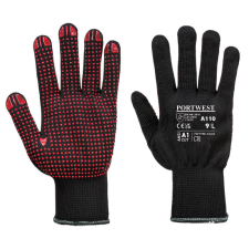 Portwest A110BKRXXS Portwest Nylon PVC pontozott védőkesztyű védőkesztyű