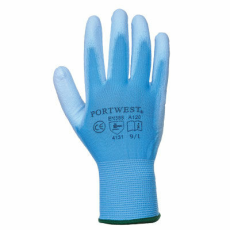 Portwest A120 nylon kesztyű pu tenyérmártott színes