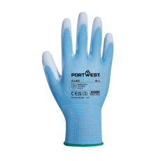 Portwest A120 PU tenyérmártott védőkesztyű (kék) (9/L)