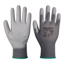 Portwest A120GRRM Portwest Nylon védőkesztyű PU tenyérmártott védőkesztyű