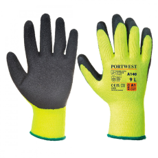Portwest A140 Thermal védőkesztyű (sárga/fekete, 9/L)