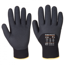 Portwest A146 Arctic bélelt védőkesztyű (FEKETE) védőkesztyű