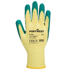 Portwest A150 Classic Grip Védőkesztyű (Sárga/Zöld, 10/XL)