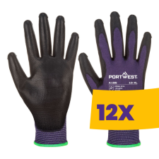 Portwest A195 Touchscreen érintőképernyős eszközökhöz PU kesztyű lila (Karton - 12 pár) védőkesztyű