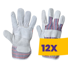 Portwest A210 Kanadai bőr munkavédelmi kesztyű szürke (Karton - 12 pár) védőkesztyű