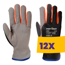 Portwest A280 Wintershield kesztyű fekete (Karton - 12 pár)