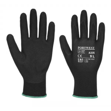 Portwest A335 Dermi-Grip NPR15 Nitrile Sandy kesztyű (fekete, L)