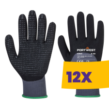 Portwest A353 DermiFlex Ultra Plus védőkesztyű fekete (Karton - 12 pár) védőkesztyű