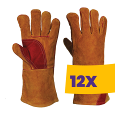 Portwest A530 Megerősített hegesztőkesztyű barna (Karton - 12 pár)