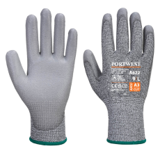 Portwest A622 PU vágásbiztos védőkesztyű (C szint) (szürke, 6/XS)