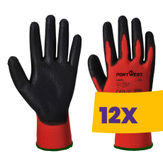 Portwest A641 munkavédelmi kesztyű, CUT 1 piros (Karton - 12 pár)