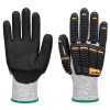 Portwest A718 Impact C13 Nitrilhab Védőkesztyű (szürke/fekete, 10/XL)