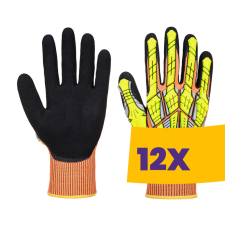 Portwest A727 DX VHR Impact kesztyű narancs (Karton - 12 pár) védőkesztyű