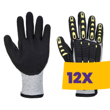 Portwest A729 Anti Impact vágásbiztos Thermal kesztyű szürke (Karton - 12 pár) védőkesztyű