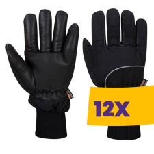 Portwest A751 Apacha hűtőházi kesztyű fekete (Karton - 12 pár) védőkesztyű