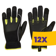 Portwest A771 PW3 Tradesman kesztyű fekete (Karton - 12 pár)