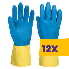 Portwest A801 Duplán Mártott Latex kesztyű sárga (Karton - 12 pár) védőkesztyű