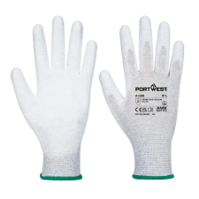 Portwest AB199GRRXXL Portwest ESD tenyérbevont védőkesztyű multipack (12 pár) védőkesztyű